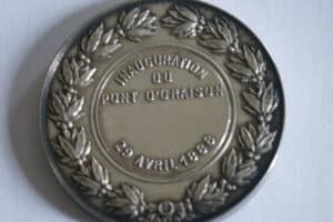 Médaille d'inauguration du pont