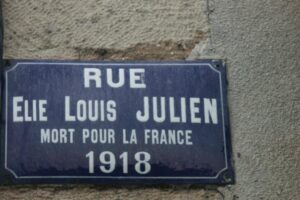 Les noms des rues des soldats_Oraison