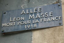 Plaque Les noms des rues des soldats_Oraison