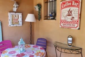 Coin repas extérieur