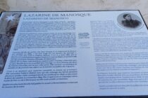 Plaque Lazarine de Manosque
