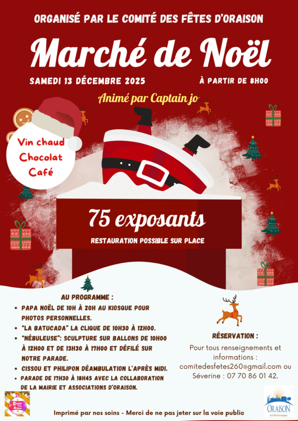 Marché de Noël_Oraison