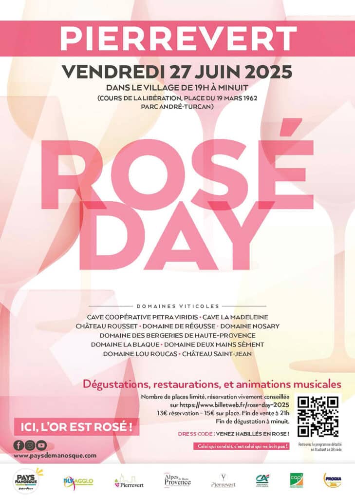 Rosé Day 2025 à Pierrevert : 5ᵉ édition festive le 27 juin avec ...