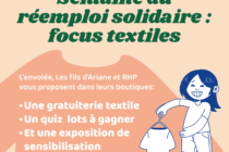 Semaine du réemploi solidaire: focus textiles