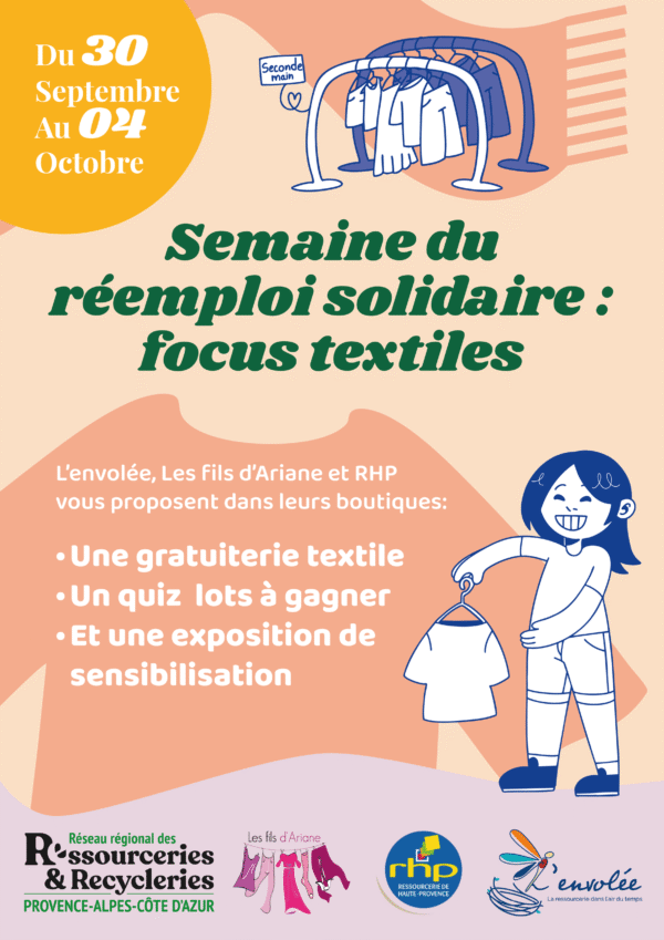 Semaine du réemploi solidaire: focus textiles