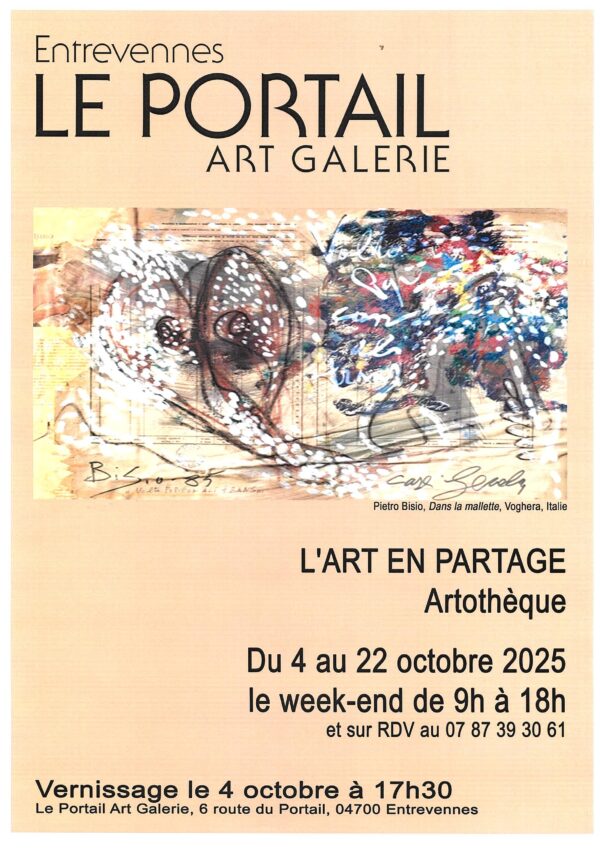 Exposition 'L'art en partage'_Entrevennes