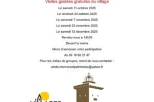 Visites guidées gratuites de Saint-Martin-de-Brômes