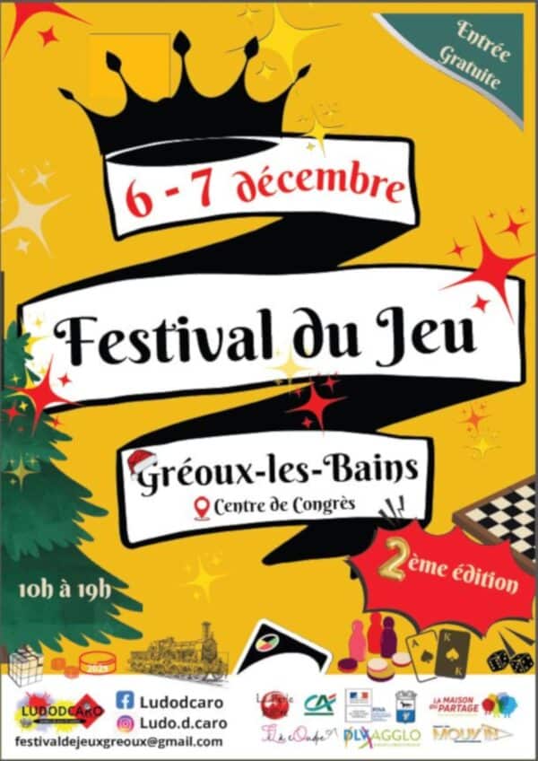 Affiche du Festival du Jeu