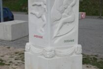 Sculpture "les 5 continents et les Jeux Olympiques"_Manosque
