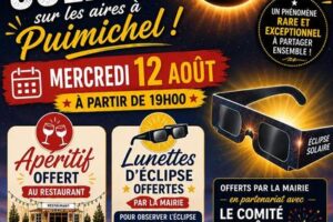 Fête votive de Puimichel et éclipse solaire pour la clôture_Puimichel