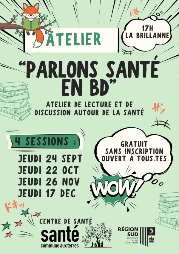 Atelier de lecture et de découvert de la  BD_La Brillanne