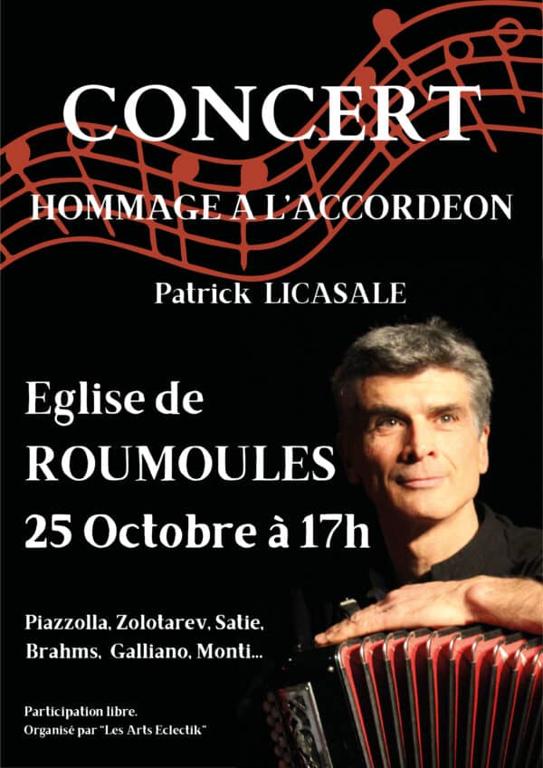 Concert – Patrick Licasale joue de l&rsquo;accordéon
